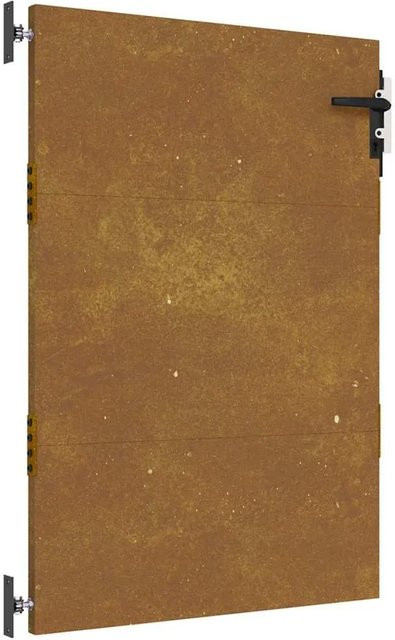 vidaXL Gartentor aus Cortenstahl in Rost-Optik, B/H: 85 x 125 cm - Bild 1