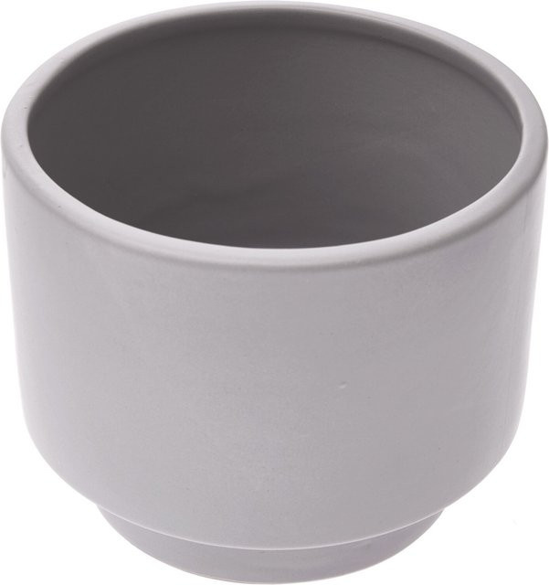 Rico Design Keramik Topf Grau B: 14 cm, T: 14 cm, H: 11 cm - Bild 1