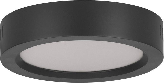 Eglo LED-Deckenleuchte Idun-E in Schwarz mit warmweißem Licht, Höhe: 3,1 cm, Durchmesser: 16 cm - Bild 1