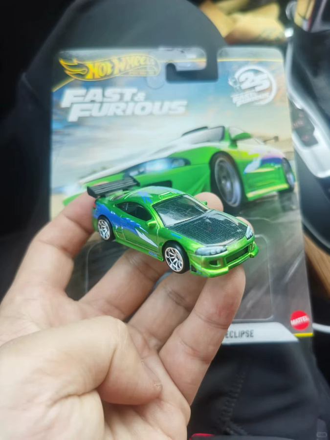 Hot Wheels Fast & Furious 1995 Mitsubishi Eclipse, Druckgussautomodell, 1:64 - Bild 4
