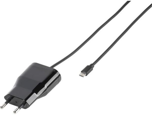 Vivanco Micro USB Ladegerät 1.2A in Schwarz - Bild 1