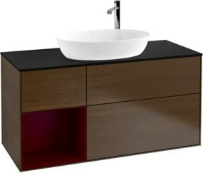 V&B Waschtischunterschrank Finion Wandbeleuchtung in lackierter Ausführung, Breite: 120 cm, Tiefe: 50,1 cm, Höhe: 50,1 cm - Bild 1