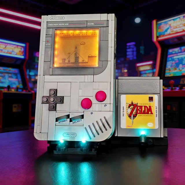 LYBMTWF LED-Beleuchtungsset für Lego 72046 Game Boy Bausteine in Retro-Optik (ohne Bausteine) - Bild 1