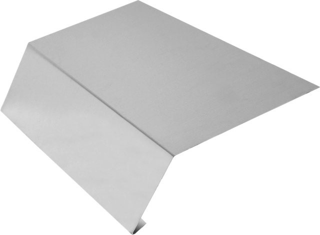 Sarei Rinneneinhang ohne Wasserfalz aus Aluminium in Natur/Silber B: 20 cm, L: 100 cm - Bild 1