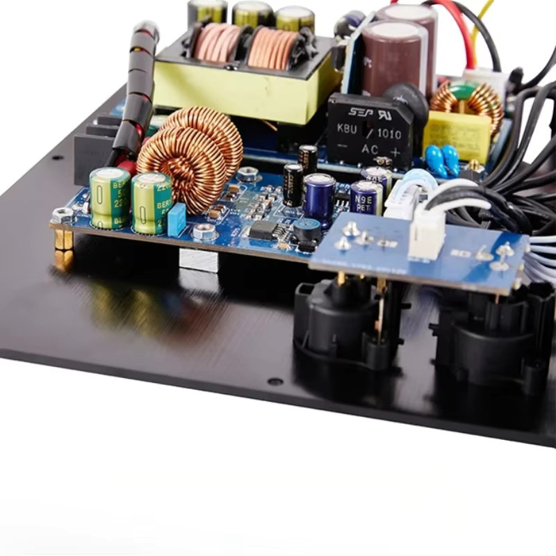 YJCO TPA3255 Stereo Leistungsverstärkerplatine mit 300W, RCA- und XLR-Eingang, Schwarz - Bild 3