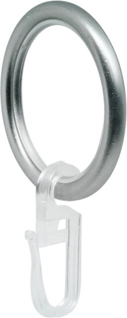 mydeco Gardinenringe 20 Stück in Edelstahl-Optik, Durchmesser: 40 mm, passend für Gardinenstangen mit Ø 20 mm - Bild 1