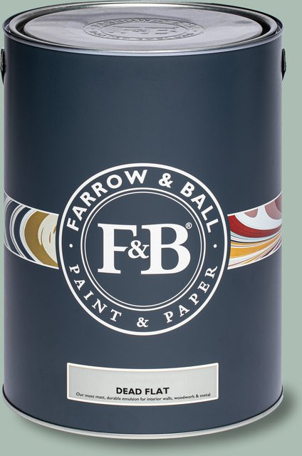 Farrow & Ball Dead Flat Wandfarbe Green Blue 84, 2,5 l - Bild 1