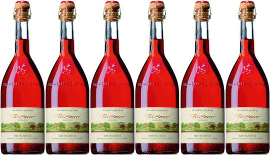 Jörg Geiger Alkoholfreier Schaumwein Rotfruchtig 6 x 0,75 l - Bild 1