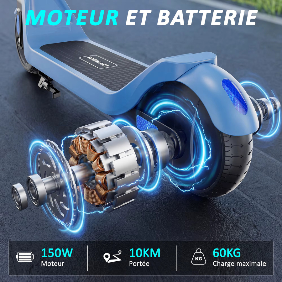 TODIMART T1 Elektroroller, E-Scooter, ab 6 Jahre - Bild 6