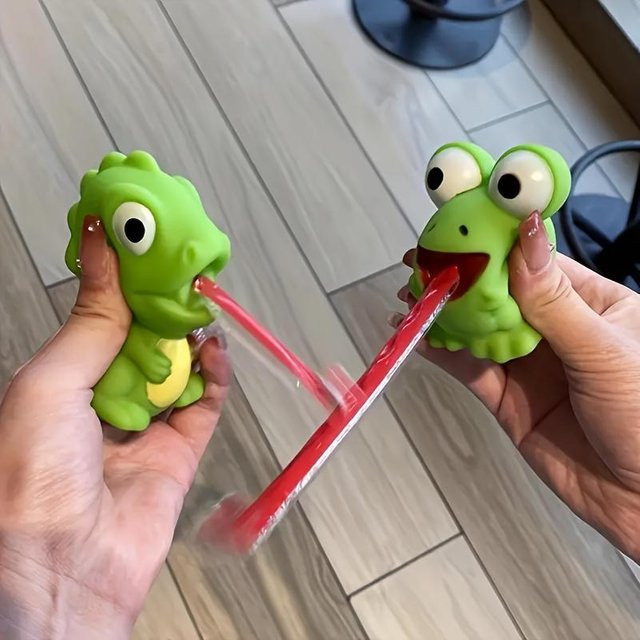 Meide Fei Cartoon-Frosch-Dinosaurier-Spielzeug, Interaktives Partyspiel - Bild 1