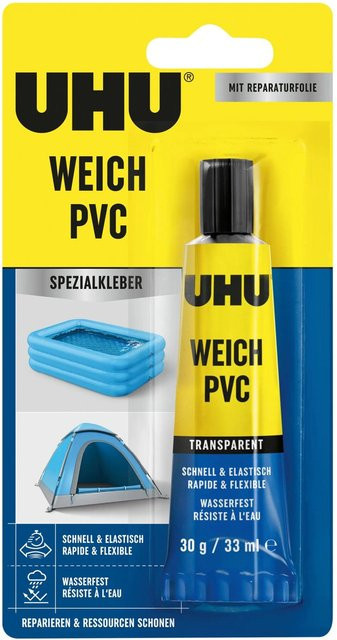Uhu Weich PVC Spezialkleber Transparent 30 g - Bild 1