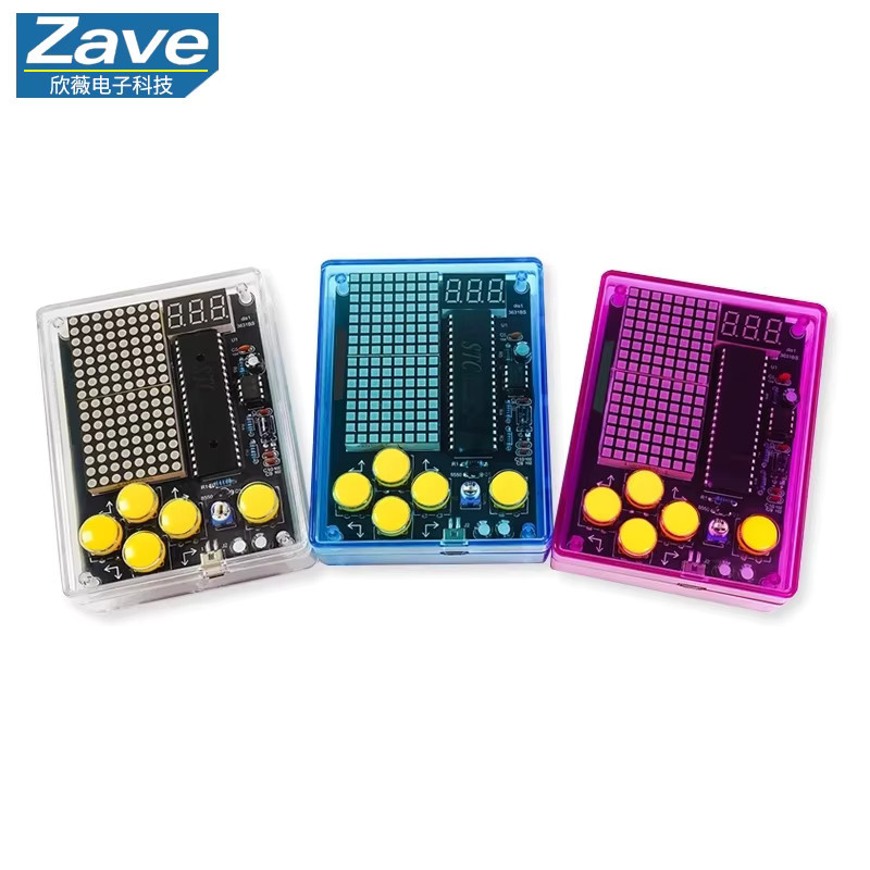 ZAVE Tetris Puzzlespiel, Kit zur Herstellung der Pixel-Spielekonsole - Bild 2