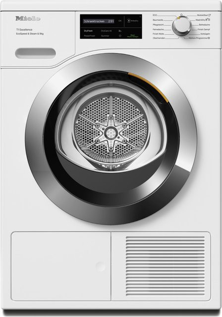 Miele Wärmepumpentrockner TEL 785 WP in Weiß mit 9 kg Kapazität, WiFi und App-Steuerung - Bild 1