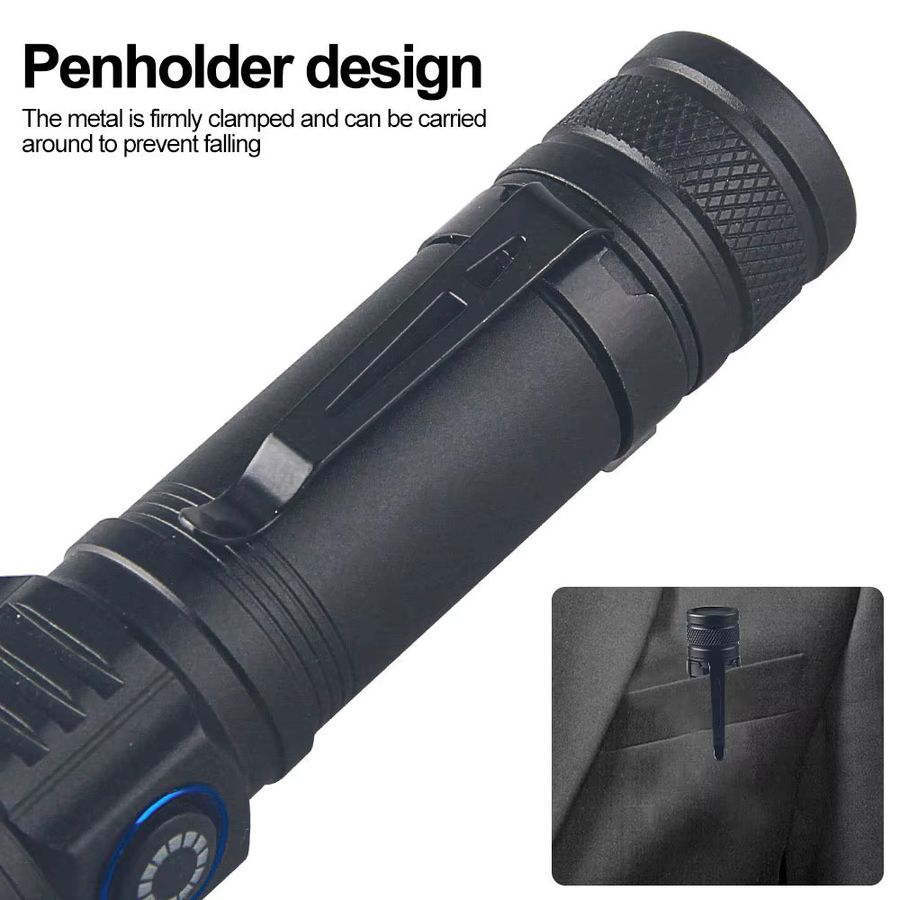 VASTFIRE Mini UV Taschenlampe 5W 365nm LED Stift Detektor für Geld Marker und Flecken in Schwarzlicht - Bild 3