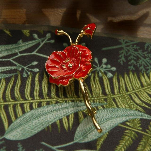 Brosche Lilie Tulpe Kosmos, Damen - Bild 1