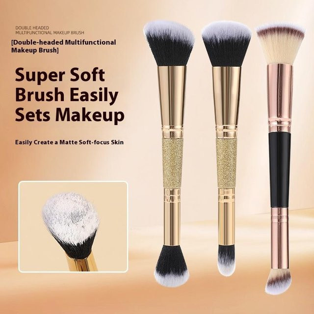 KuZHEN Foundation-Make-up-Pinsel, doppelseitig, Unisex - Bild 1