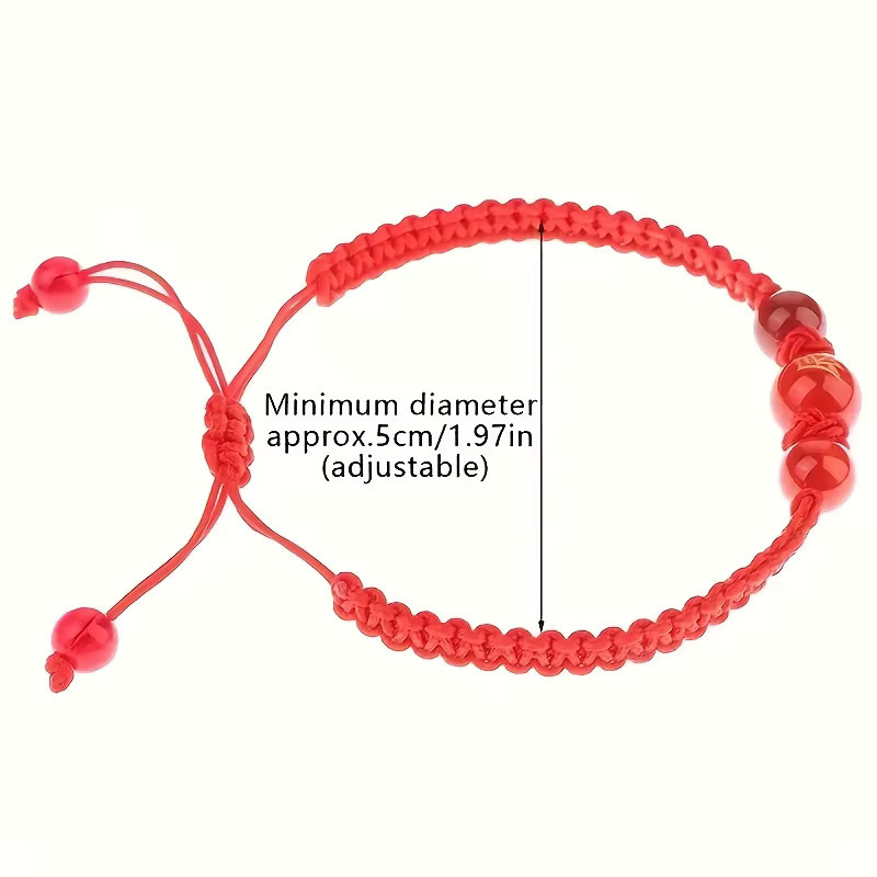 Armband Pferdejahr Sternzeichen, Rot, Unisex - Bild 2