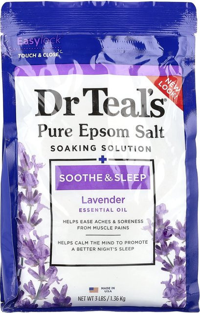 Dr. Teal's Epsom Salt Soaking Solution, Lavender, 1.36 kg - Bild 1