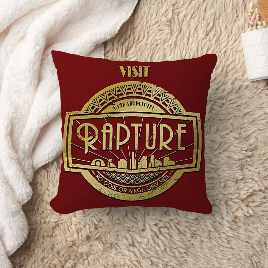 Dekorativer Kissenbezug Bioshock Rapture Design Multicolor B/B/H: 18 x 18 x 18 cm - Bild 2