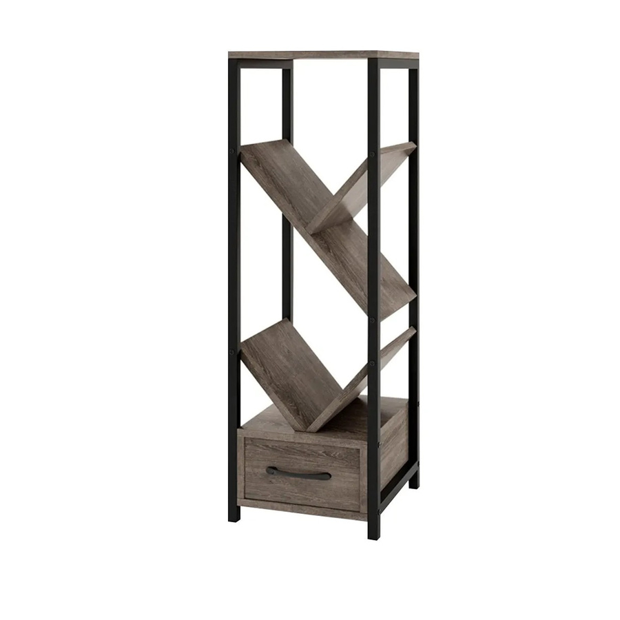 Costway Büroregal freistehend im Industrial-Design, B/T/H: 30,5 x 30,5 x 91,5 cm - Bild 2