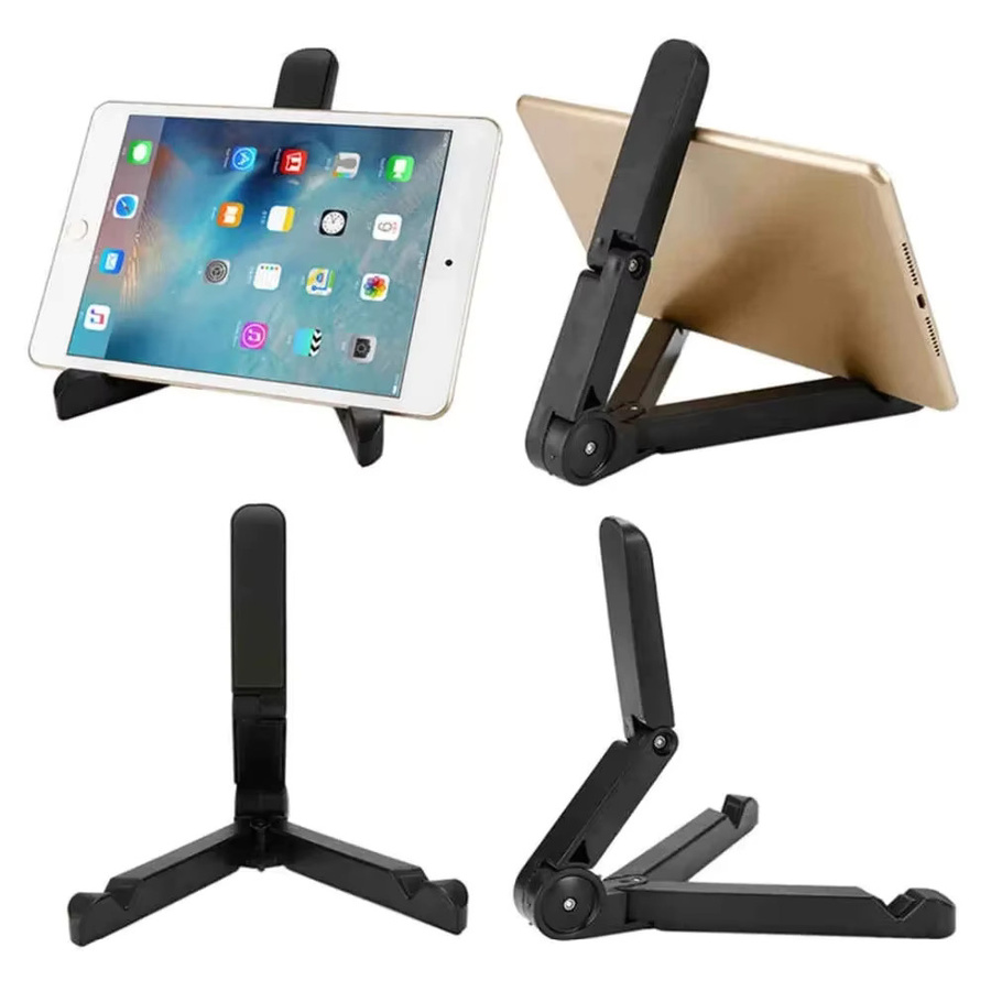 Universeller faltbarer Laptop-Ständer und verstellbare Halterung für Tablet und Smartphone in Schwarz oder Blau - Bild 4