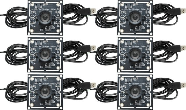 OV9732 1 MP Kameramodul mit 100 Grad Sichtfeld, 1280 x 720 Auflösung, manuellem Fokus und USB-C Anschluss, Schwarz - Bild 1