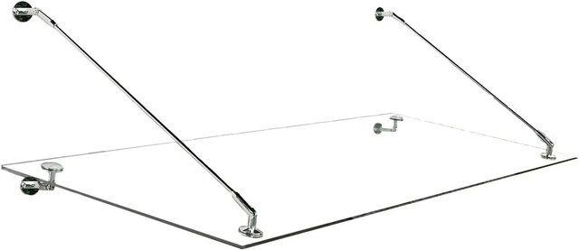 Glaszentrum Hagen Glasvordach VSG Klarglas B: 120 cm, H: 90 cm - Bild 1