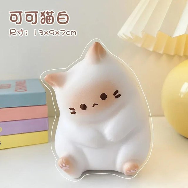 Binchi Squishy-Spielzeug Katzen, weiß - Bild 1