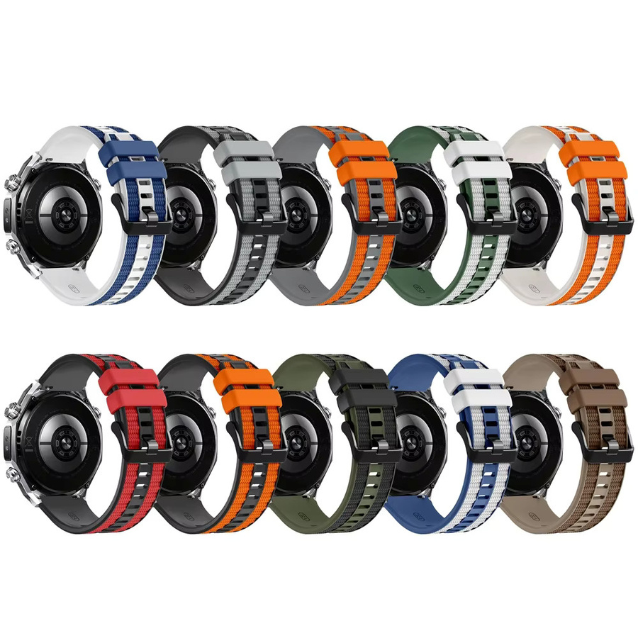 Huawei Silikonarmband, zweifarbig, für Watch Ultimate 2, GT6, GT5, GT4, GT3 Pro - Bild 6