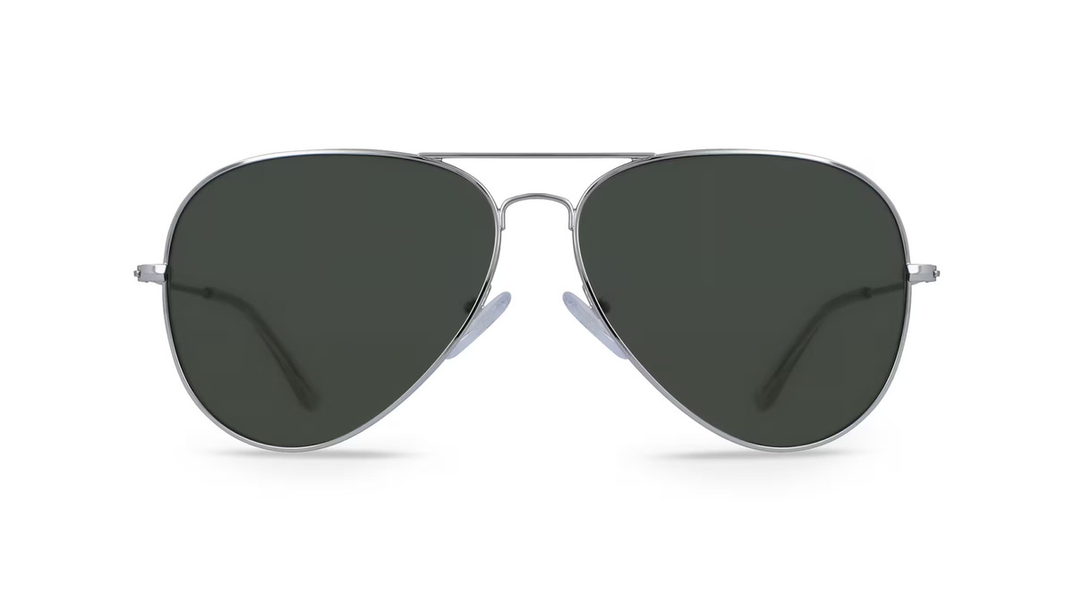 Fielmann BD 277 Sonnenbrille Pilot, Vollrand, Edelstahl, Silber, Unisex - Bild 1