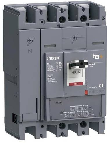 Hager HPW401JR Leistungsschalter MCB Grau - Bild 1