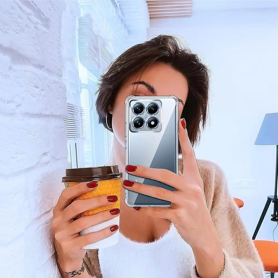 Stoßfeste TPU Schutzhülle für Xiaomi 15 14T 13 13T 12 12X 12S 12T Pro in Transparent - Bild 6