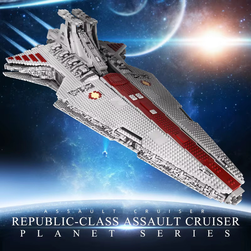 Mould King Star Plan Republic Attack Cruiser Star Destroyer Modellbausatz - Bild 5