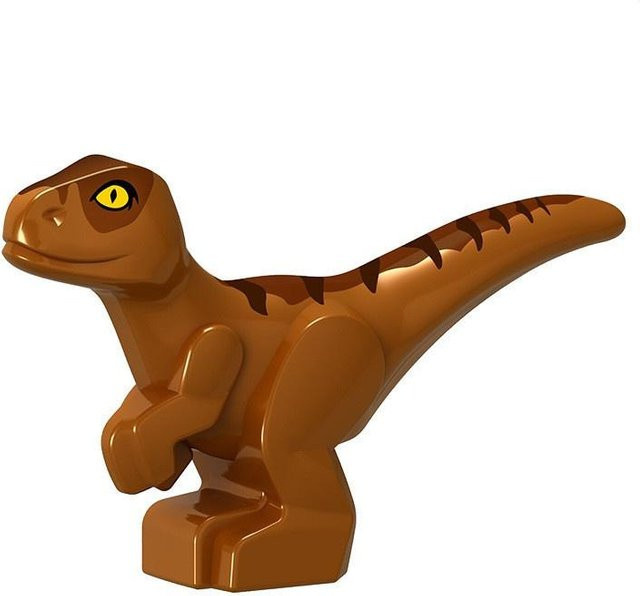 TOY LION Mini Baby Dinosaurier Bausteine, 20-teiliges Set, Braun, Bunt / Mehrfarbig, ab 6 Jahren - Bild 1