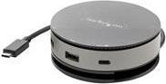StarTech.com USB-C Multiport Adapter Mini Dockingstation mit HDMI, DisplayPort, VGA, USB-C 10Gbps und Gigabit Ethernet in Schwarz und Grau (DKT31CHDVCM) - Bild 1