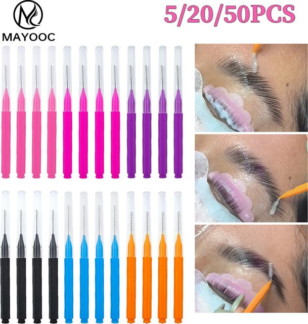 MAYOOC LASH Mini Augenbrauenpinsel Einweg, Unisex - Bild 1