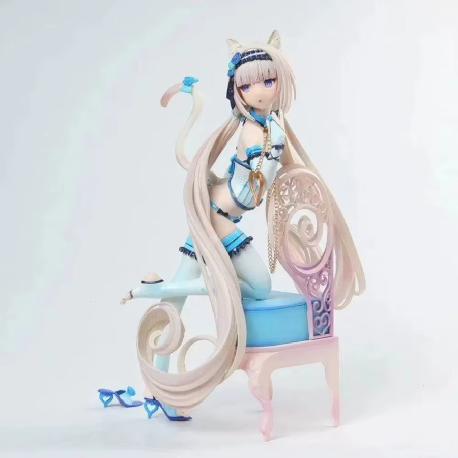 Bandai Nekopara Chocolat und Vanilla Figur, 24cm, Kunststoff - Bild 2