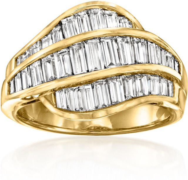 YoYo Eheringe, Zirkonia, Gelbgold, Damen - Bild 1