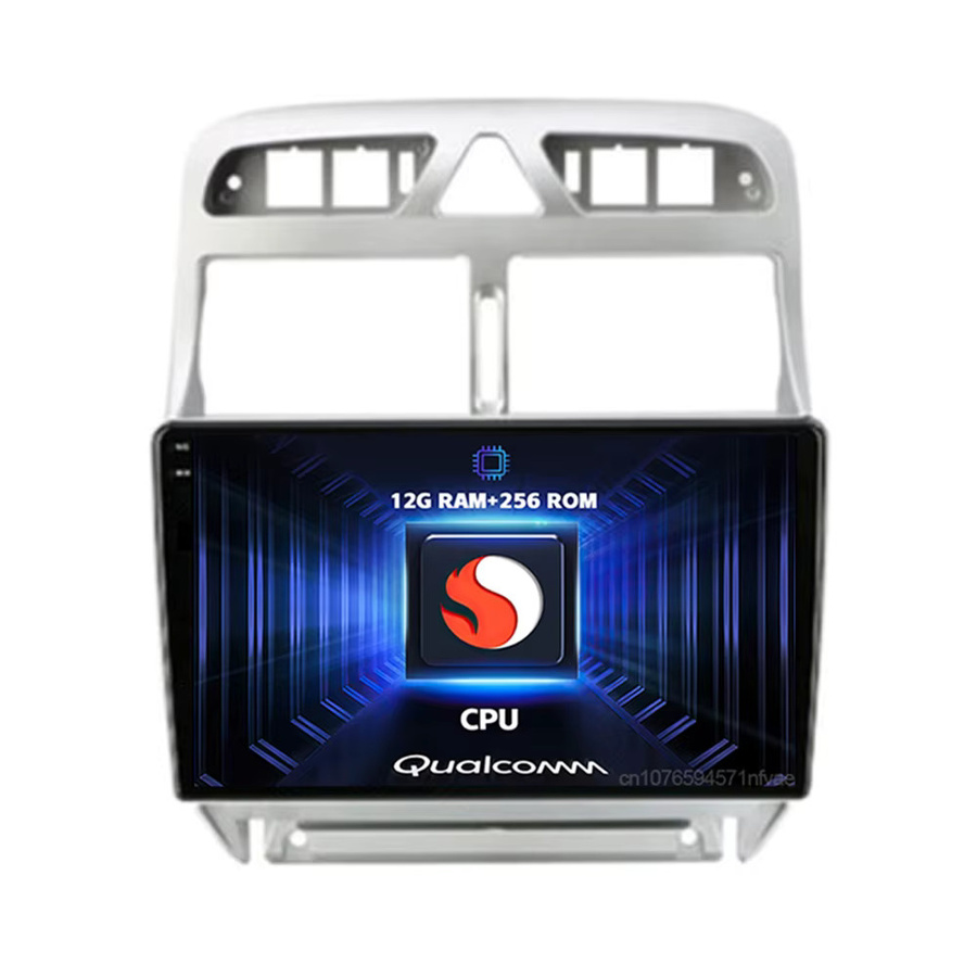 RSNAVI Android 16 Autoradio für Peugeot 307 307CC 307SW (2002-2013) mit 2K QLED Display, GPS, CarPlay und Multimedia-Videoplayer, Schwarz - Bild 3
