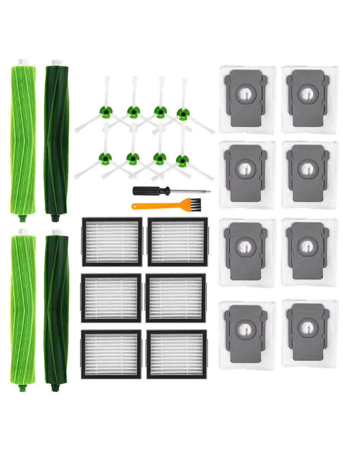 iRobot Roomba Hauptrollenbürste und HEPA-Filter Set für i3 i3+ i4 i4+ i6 i6+ i7 i7+ i8 i8+ E5 E6 E7 Staubsauger-Zubehör - Bild 3