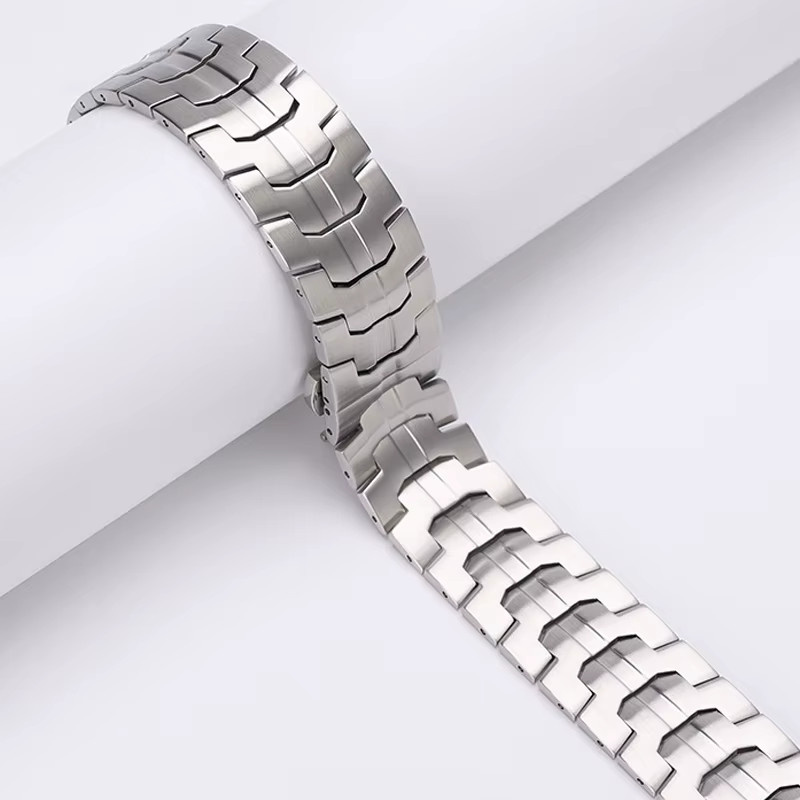 Jansin Uhrenarmband Edelstahl, Silber, Huawei Watch Fit 4 Pro 3 - Bild 3