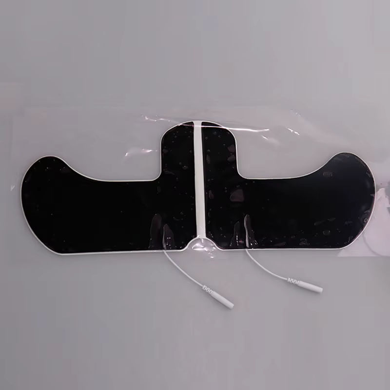 Raiuleko EMS-Elektrodenpad aus Vlies-Gel mit 2-mm-Stecker für Schulter-Akupunktur und TENS-Massagegeräte, Farbe: Weiß, Breite: 34 cm, Tiefe: 13 cm - Bild 5