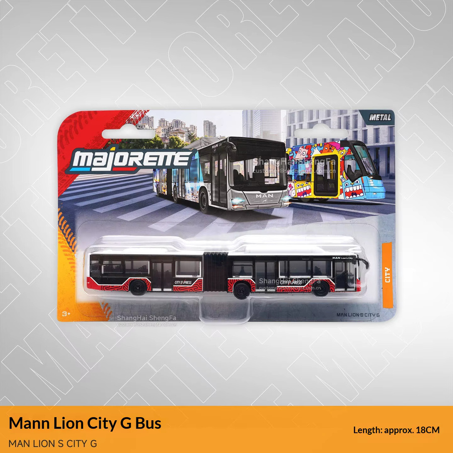 Majorette Man Lion S City G Gelenkbus, Druckgussfahrzeug, Metall, ab 3 Jahren - Bild 2
