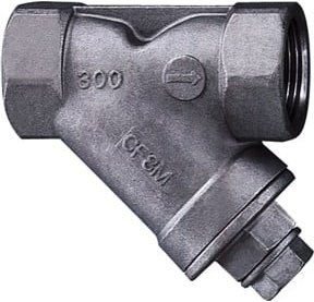 Riegler Schmutzfänger aus Edelstahl in Grau, MW 0,6 mm, G 1 1/4, DN 32 - Bild 1