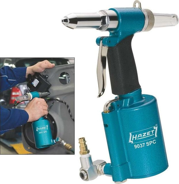 Hazet Druckluft-Blindnietpistole 9037SPC in Blau-Schwarz für 6,3 bar - Bild 2