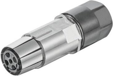 HARTING Stifteinsatz 09148812405 mit 4 Crimpen in Silber aus Kunststoff - Bild 1