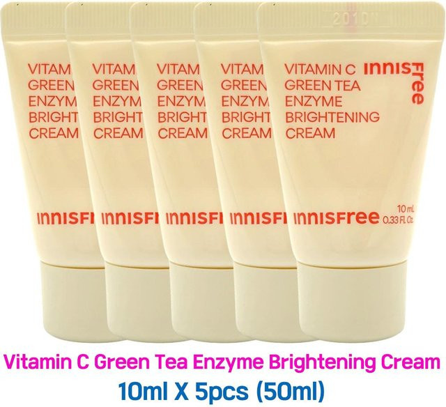 INNISFREE Vitamin C Grüntee Enzym Aufhellende Creme, 10 ml, 5 Stück - Bild 1