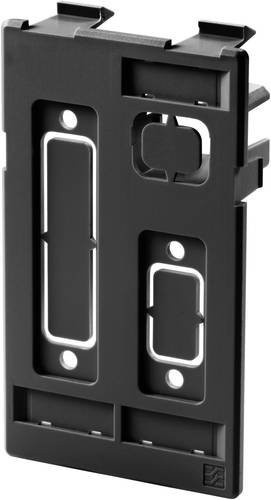Weidmüller FrontCom Vario Einsatzplatte ungeschirmt, 1 x Data, 2 x Signal, Farbe: Schwarz, IE-FC-IP-1ST/1D9/1D25 - Bild 1