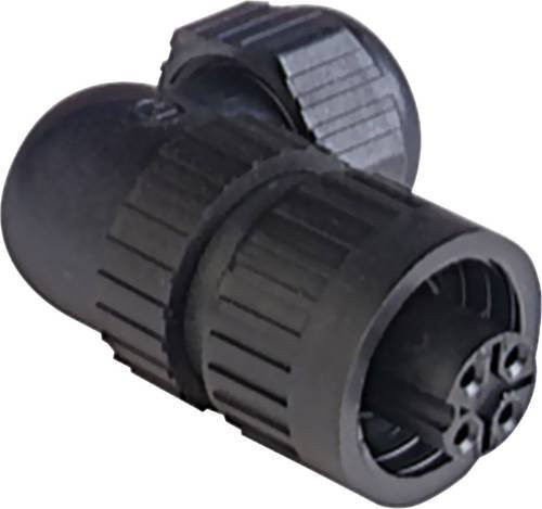 Hirschmann 934 129-100-1 Rundstecker Kupplung CA Serie, gewinkelt, 3 + PE Polzahl, schwarz - Bild 1