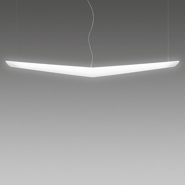Artemide Mouette Symmetric 2500 LED-Pendelleuchte in Weiß - Bild 1